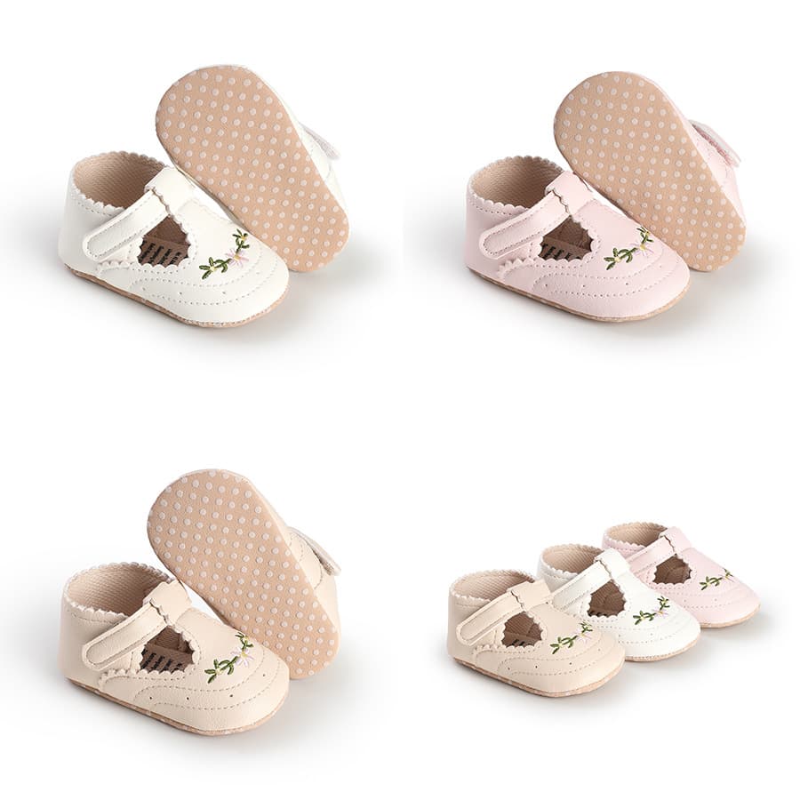 Jiamile New Spring Autumn Baby Girl Shoes 3-6-9-12 Months Infant Toddler Indoor Pre-Walking Shoes