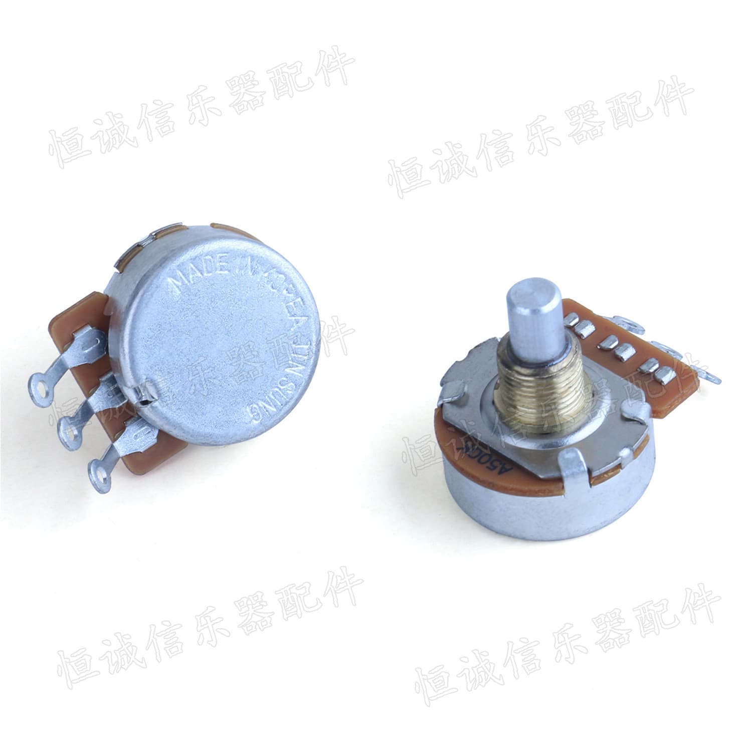 Electric Guitar Bass Volume Control Knob A500K Potentiometer ALPHA Potentiometer A500K AiHua Potentiometer