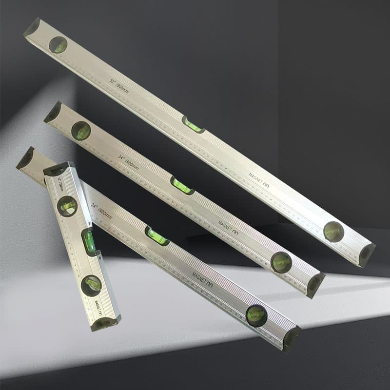 High Precision Magnetic Level Straight Edge Water Level Strong Magnetic Aluminum Alloy Solid Anti-fall Balance Measurement Tool