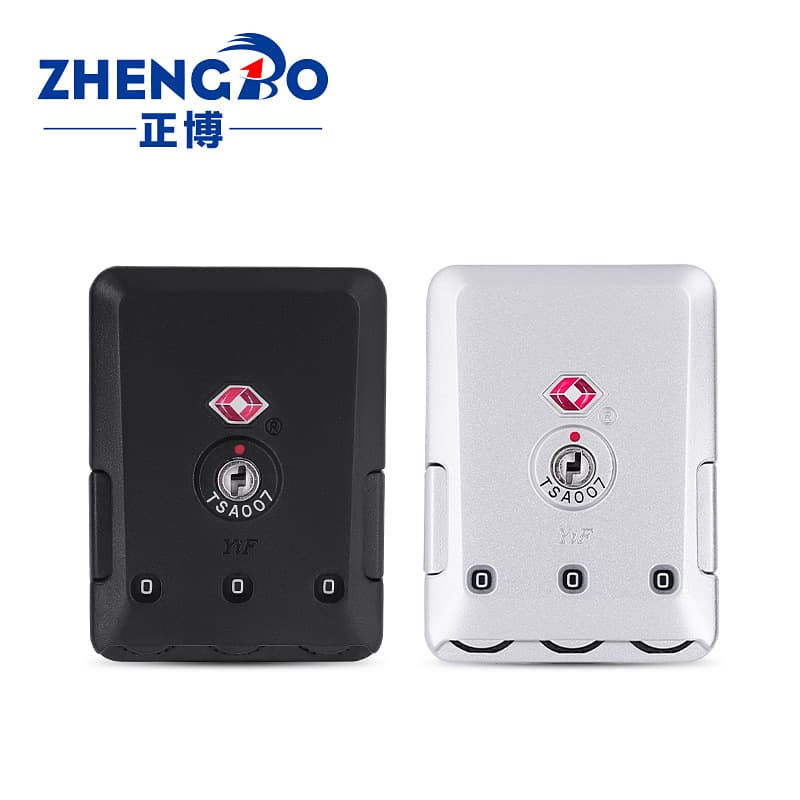 Hot-selling fashionable TSA lock model 16138B, TSA buckle lock, aluminum case combination buckle lock, suitcase TSA combination lock.