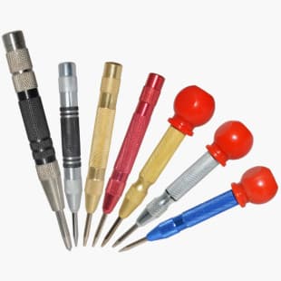 Automatic Center Punch, Locator, High-Hardness Self-Indexing Punch 130mm, Glass Breaker Safety Escape Tool