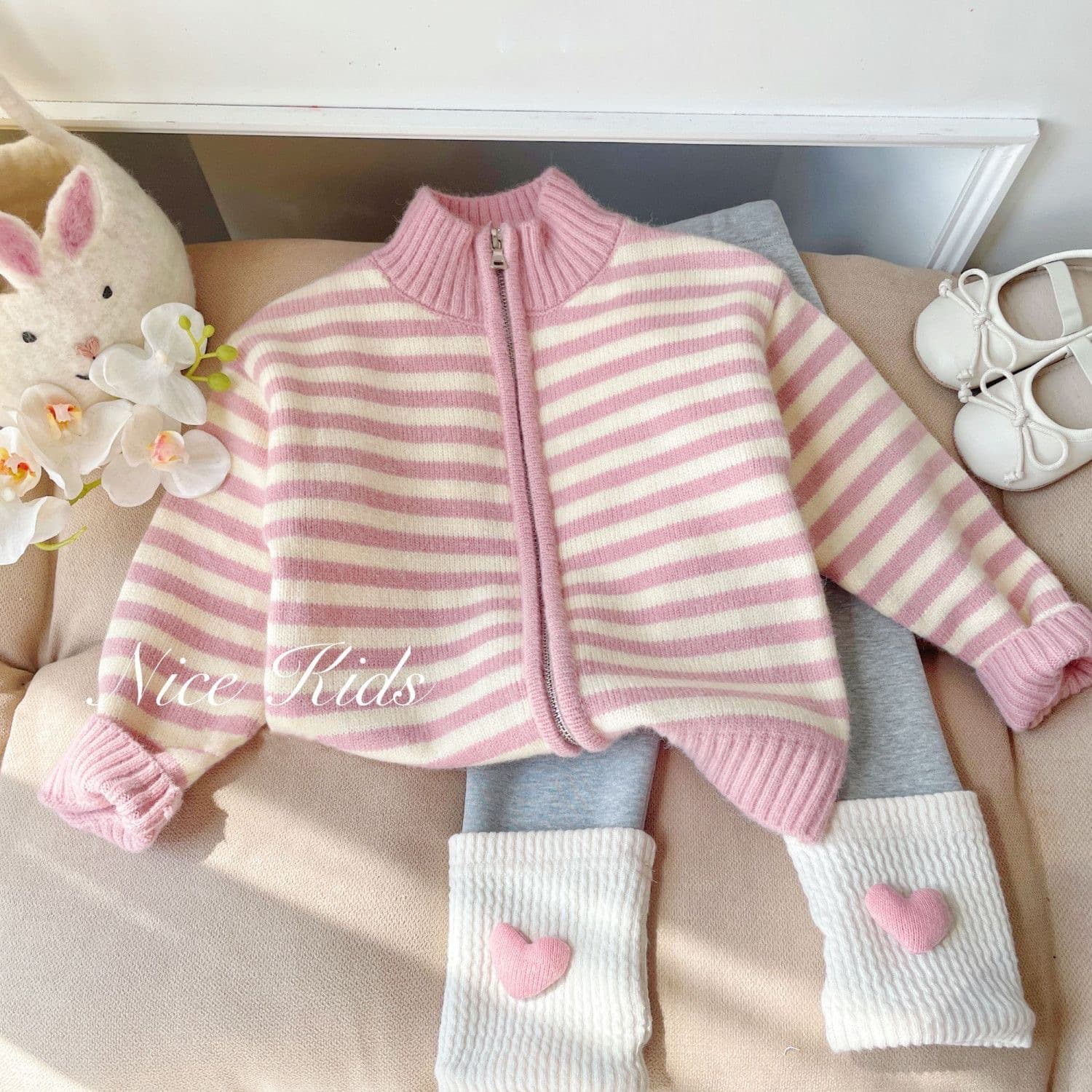 2026 Girls Autumn Winter New Sweater Baby Knit Top and Pants 2-Piece Set Fashion