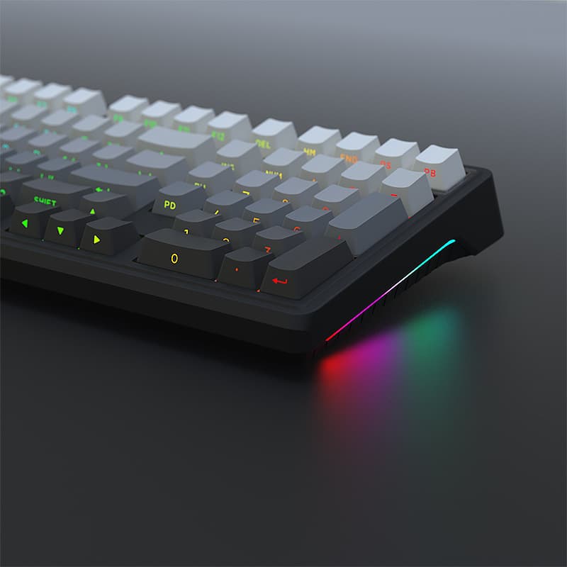 Hei Ji Snake YG102 Mechanical Keyboard Kit, Bluetooth Wireless 2.4G Wired Tri-Mode RGB Hot-Swappable Gaming eSports