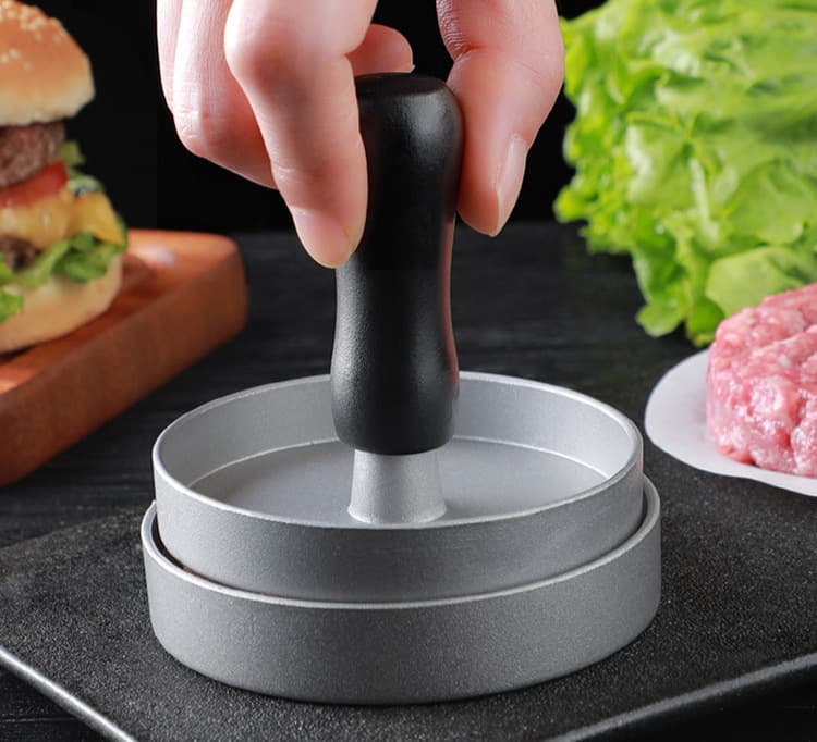 Wholesale Beef Patty Mold Hamburger Press for Shrimp Cakes, Round Steak Mold, Stainless Steel Egg Ring