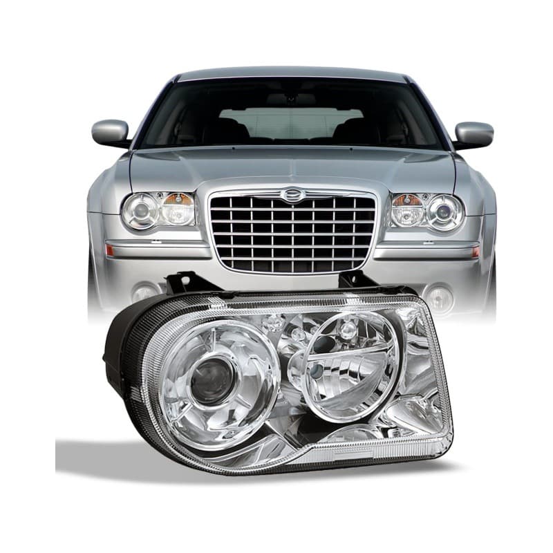 Compatible with 2005 2006 2007 2008 2009 2010 Chrysler 300C Headlight