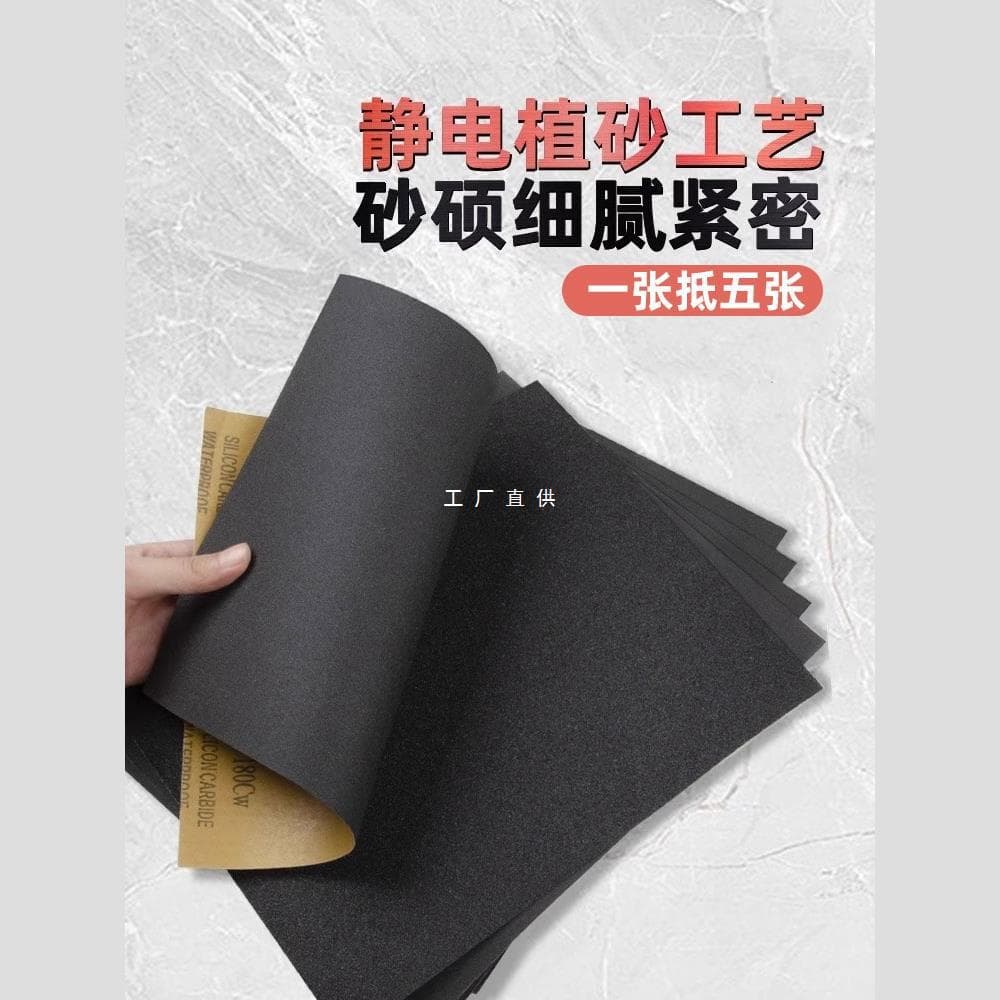 Ultra Fine Sandpaper 2000 Grit Wet Dry Sanding Abrasive Paper 60-2000 Grit Set for Automotive
