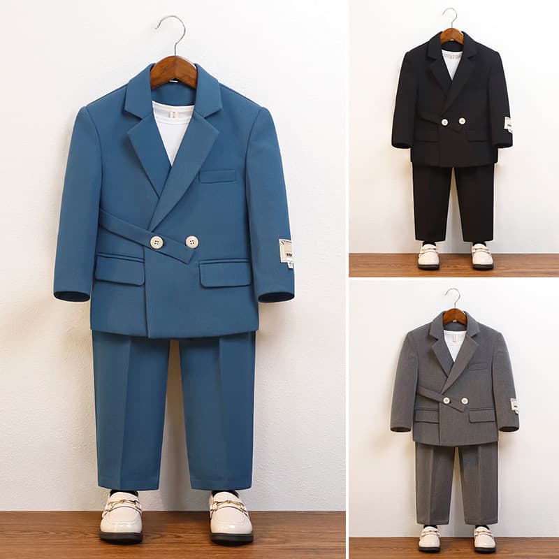 Stylish boys' suits, children's casual blazers with unique designs, fashionable jackets, flower girl/girl photography, runway shows, performance attire