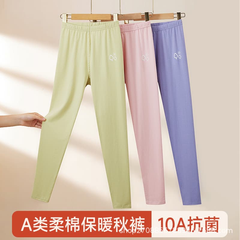 Youth Thermal Long Johns Cotton 2025 New Style for Teen Girls Middle and High School Students Winter Uniform Essential