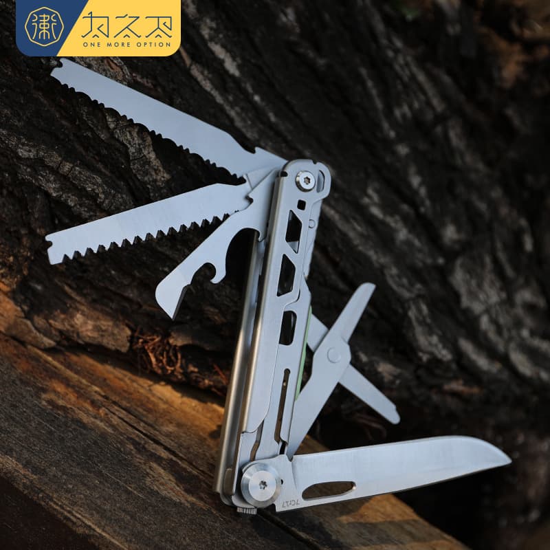 Weizhiwei Pioneer 3.0 Sandblasted Multifunctional Folding Knife Tool Outdoor Portable Pocket Knife Swiss Army Knife