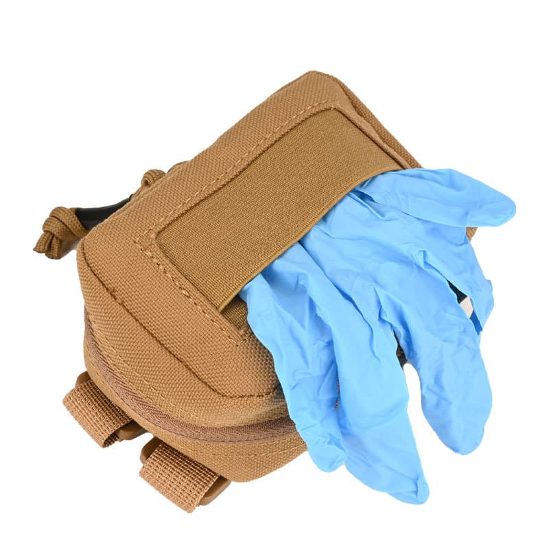 Tactical Glove Pouch Outdoor Gadget Bag Accessory Pouch Mini Card Holder Coin Purse, Belt Clip