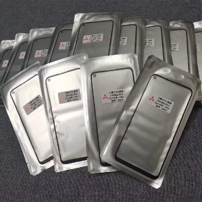 Waterproof and oil-proof cover plate with OCA, compatible with Samsung S21FE and 23 models, mobile phone outer screen cover plate with pre-applied OCA