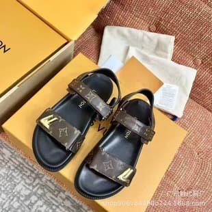 European cross-border printed plus-size sandals summer double buckle back strap new flat sandals versatile casual beach women's shoes