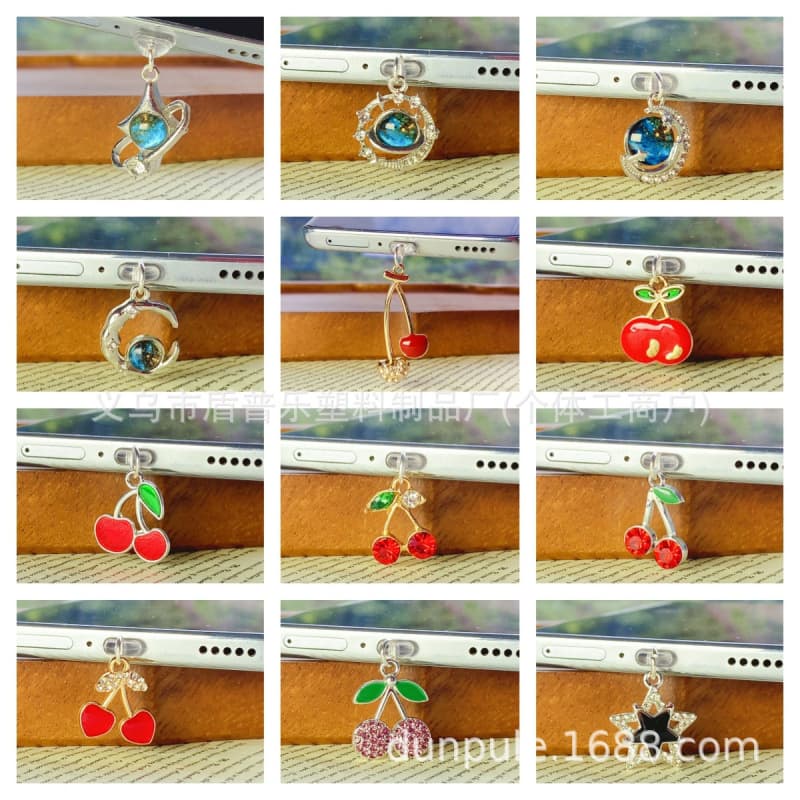 Cross-border Hot Selling Reader Dust Plug for Kindle/Phone Pendant Anti-oxidation Accessories Factory Direct Wholesale