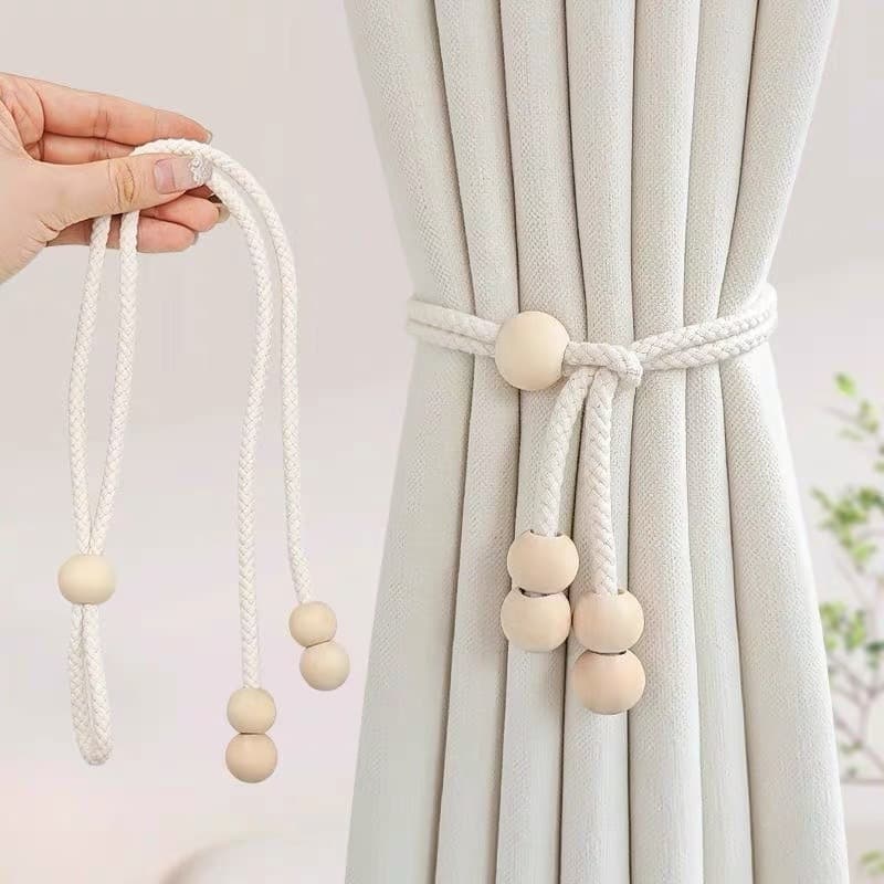 Cross-border hot-selling curtain straps, light luxury pearl straps, hanging ornaments, adjustable gauze curtain drawstrings, curtain buckles