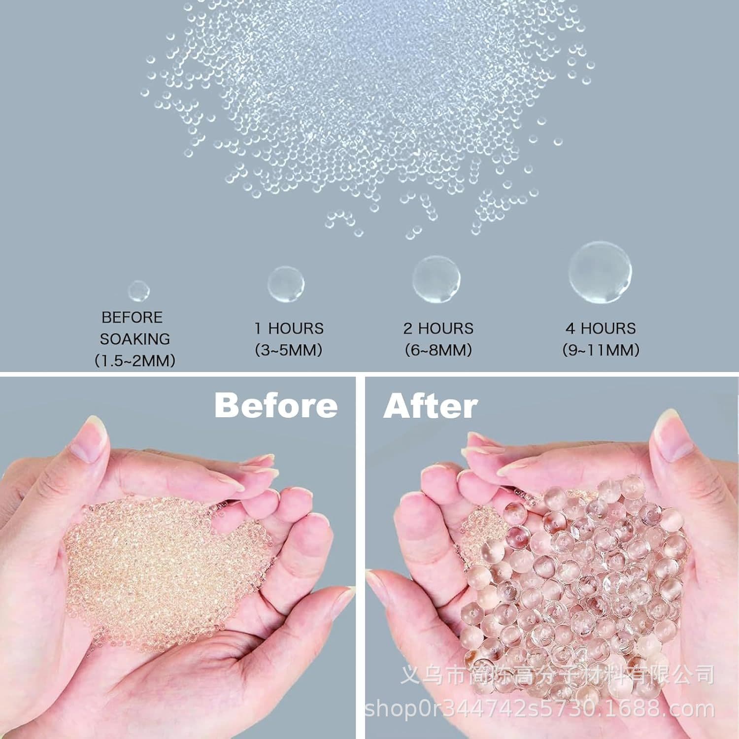 Multi-Color Orbeez Water Beads Gel Balls Ocean Baby Wish Bottle DIY Materials for Cross-Border