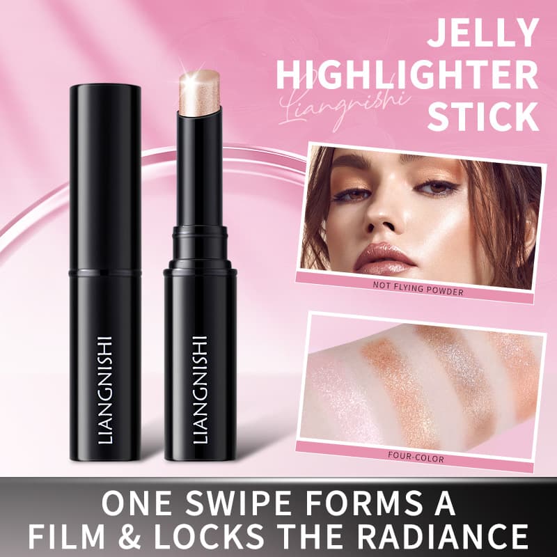 Cross-border Liannishi water-gloss eye shadow stick, clear pearlescent fine glitter, waterproof, not easy to smudge, lazy eye shadow stick that does not take off makeup