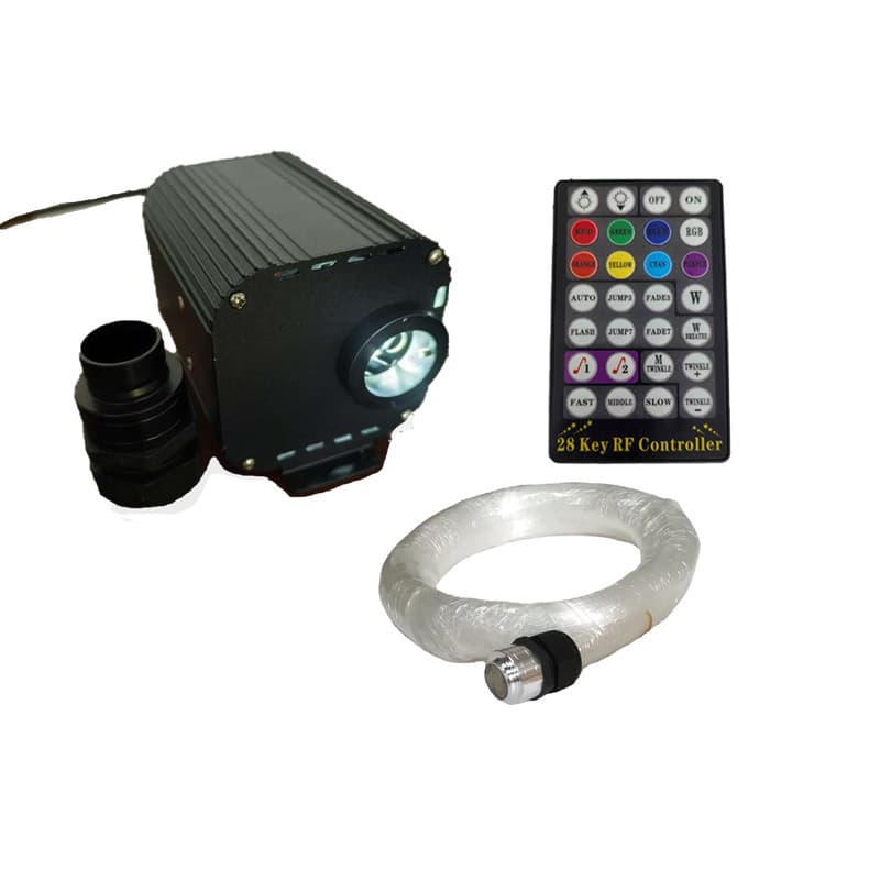 20W Starry Sky Ceiling Light Set with Breathing and Flashing Fiber Optic Adapter (0.75mm, 600 Fiber Optic Cables, Small Packaging) RGBW Starry Sky Light