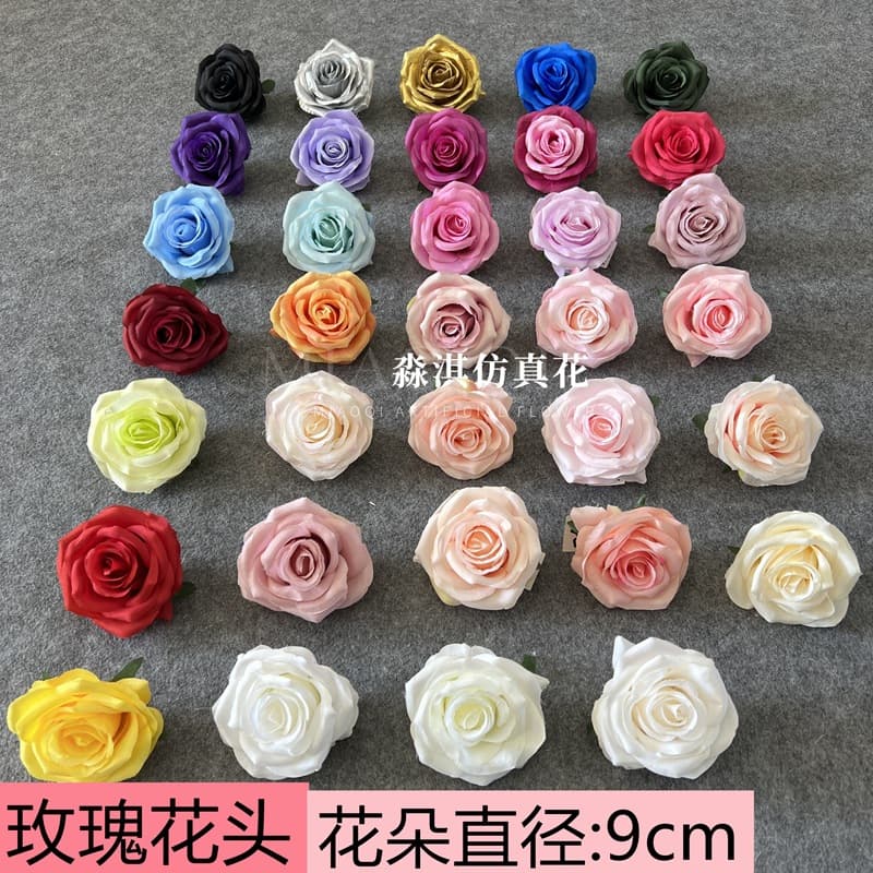 Artificial Flower Heads, Artificial Rose Silk Flowers, DIY Wreaths, Wedding Corsages, Materials, Hanfu Hairpins, Headwear, Wedding Decorations