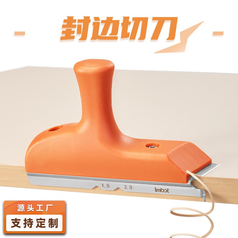 Imbot Woodworking Edge Trimming Strip & Knife 3-in-1 Tool for Trimming Right Angles, Rounding Curves, and Irregular Shapes
