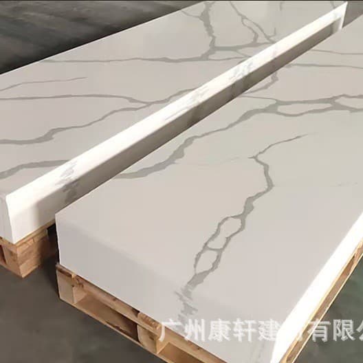 Artificial stone imitation marble white acrylic plate artificial stone countertop kitchen countertop stone