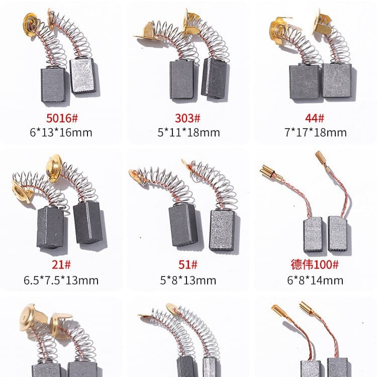 Angle Grinder Carbon Brushes, Electric Hammer, Cutting Machine, Polisher, Hand Drill, Power Tools - Complete Range of Models