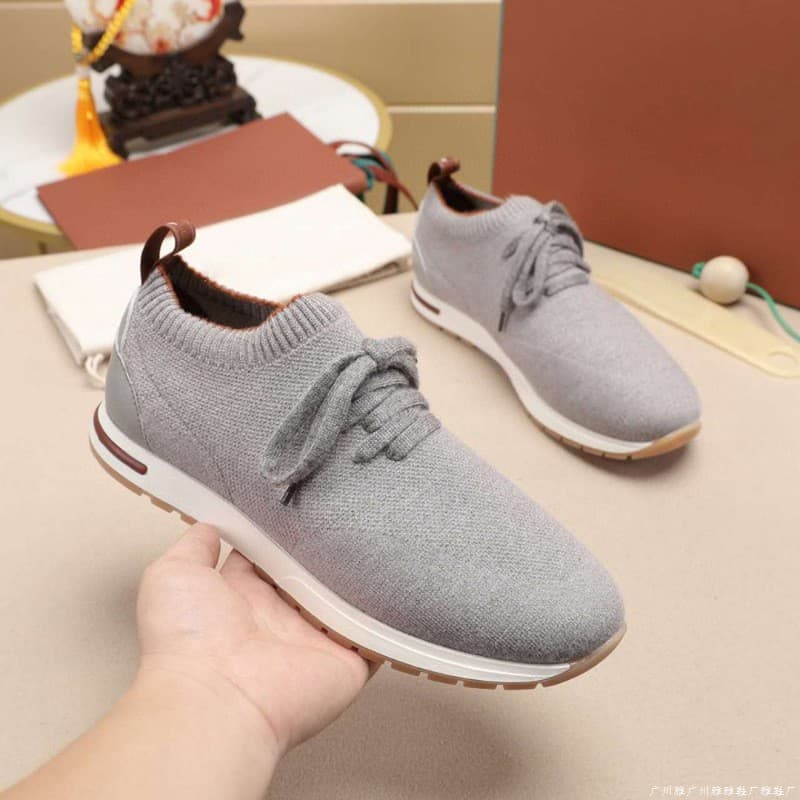 2026 Summer New Sock Shoes Thick Sole Lace-Up Knitted Breathable Sports Shoes Comfortable Casual Versatile Shoes