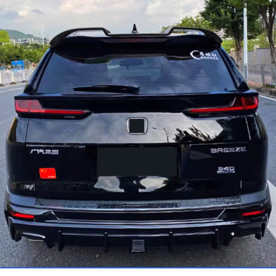 For 17-22 Honda CRV BREEZE Modified Spoiler Gull Wing Top Wing Front Lip Small Body Kit Front Bumper Lip