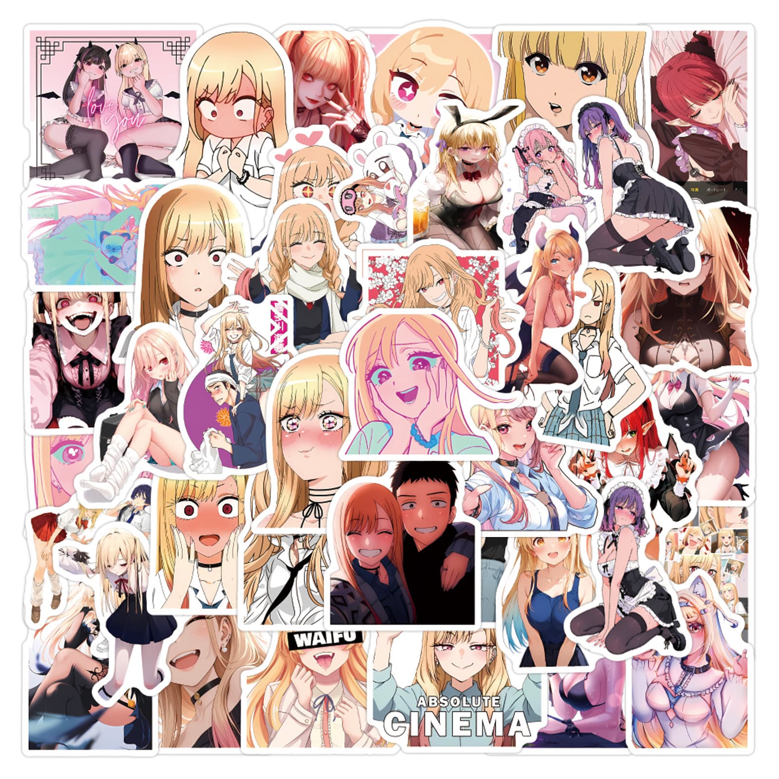55 My Dress-Up Darling Stickers for Laptop Luggage Anime Stickers