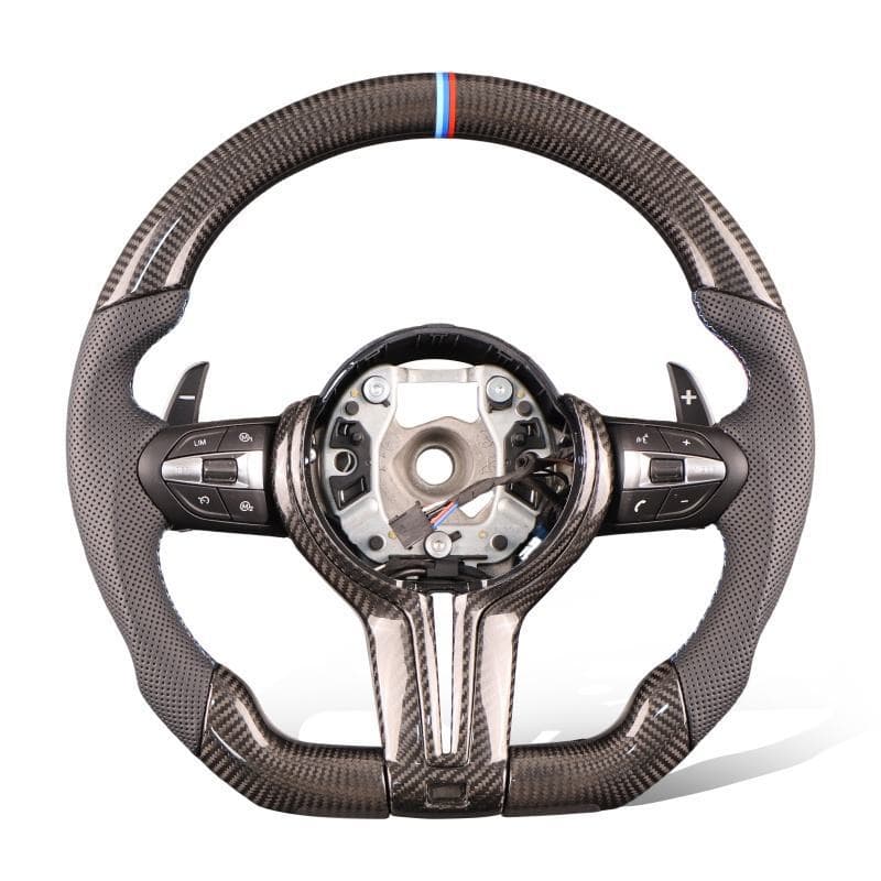 For BMW Carbon Fiber Steering Wheel F10 F15 F31 F40 X3 E83 X5 450i Models