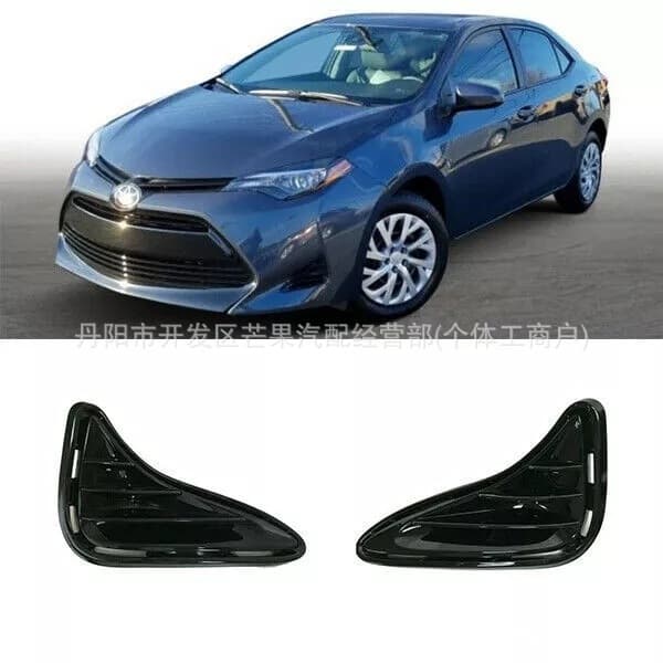 For Toyota Corolla US Version 2017 2018 Modified Fog Light Frame Without Holes