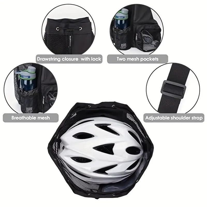 Cross-border Outdoor Swimming Bag Mesh Drawstring Wet Bag Large Capacity Travel Beach Backpack Fitness Portable Shoulder Bag