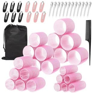 Amazon Cross-Border Air Bangs Hair Rollers Cross-Border Lazy Hair Styling Tool Full Nylon Figure Eight Hair Curlers