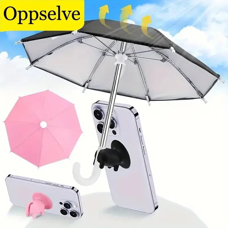 TikTok mobile phone sunshade toy decoration super small umbrella photography prop umbrella mini BJD doll 27cm umbrella