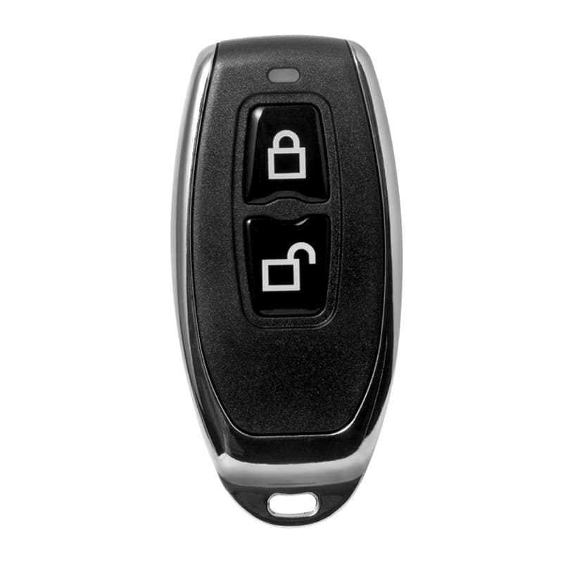 Metal 2-Button New Copy 433 Remote Control for Barrier Gate, Roller Door, Garage Door Wireless Clone Remote