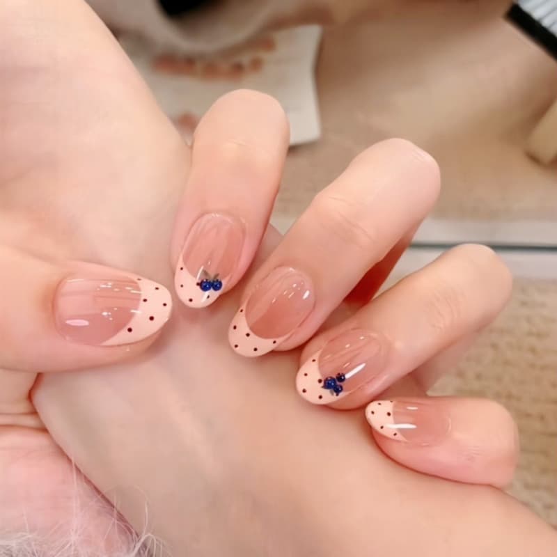 Turquoise Caramel Cat Eye Press-On Nails Dopamine High-End New Short Oval Style Spring Summer Nail Tips Factory Direct