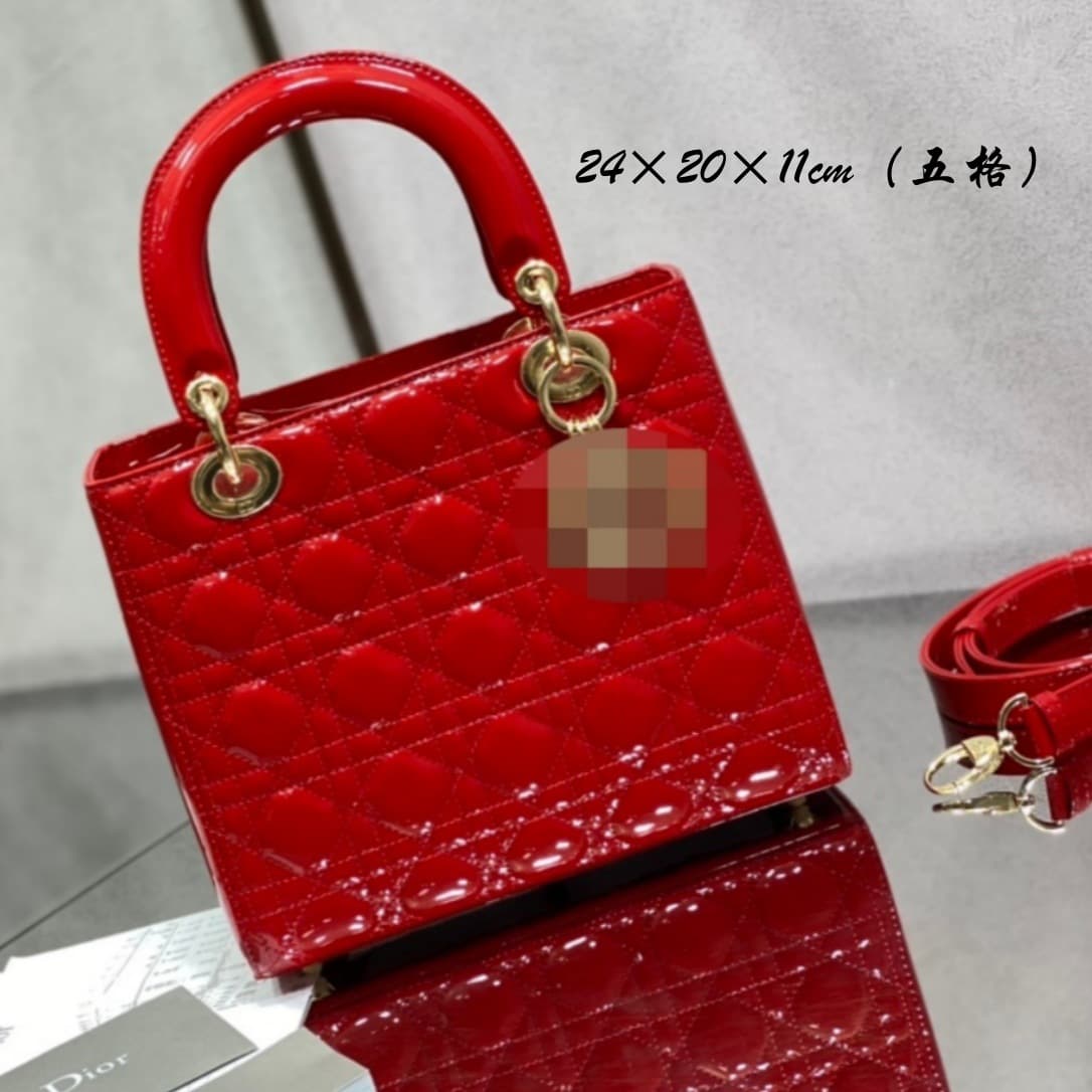 Special new model of Princess Diana patent leather classic hot style commuting casual fashion versatile quality factory straight hair