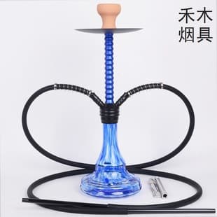 AliExpress Stock Single Double Four Hose Arabic Hookah Set Bar KTV Shisha Hookah