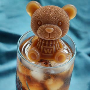 Cute Gift Rose Heart Bear Scented Candle Silicone Mold for Best Friend Birthday Party Favor Valentine's Day