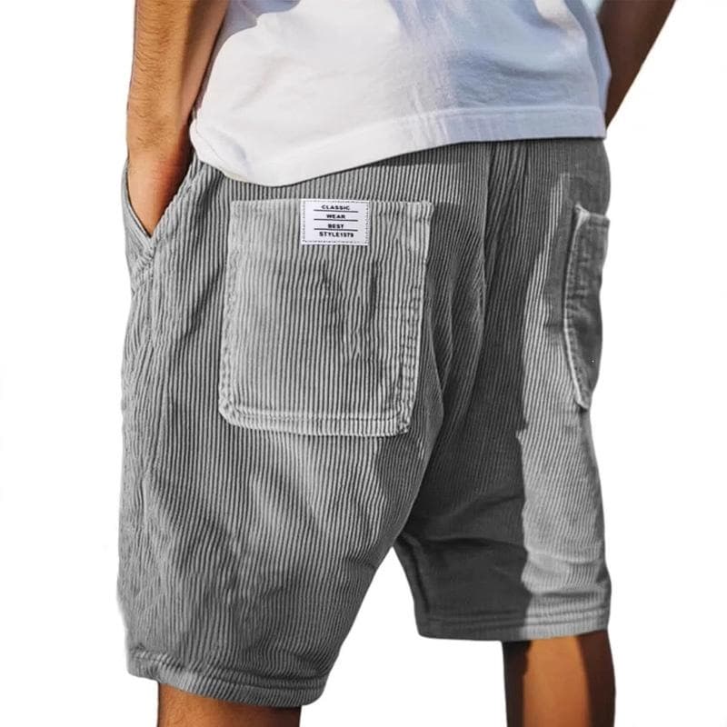 S 38252 Men's Striped Drawstring Shorts