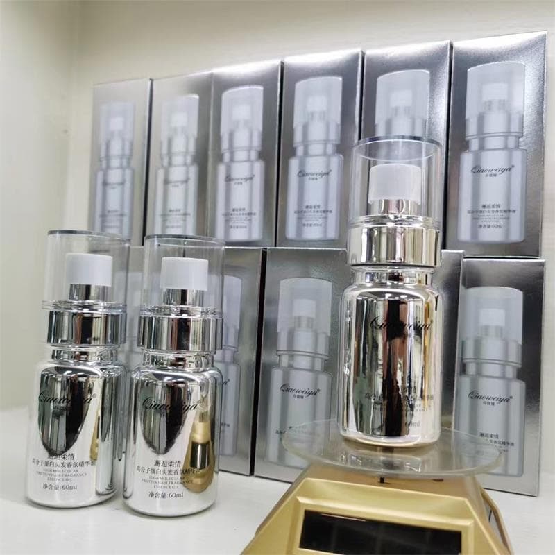 Qiaoweiya Polymer Hair Fragrance Essential Oil No-Rinse Spray Hair Care Oil Non-Greasy Spray for Curly and Straight Hair
