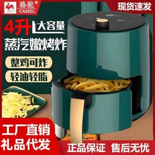 Home Air Fryer Camel 4L Electric Fryer Oil-Free Air Circulation Heating Electric Oven French Fry Machine