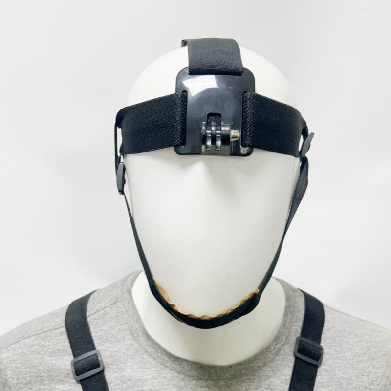 GOPRO action camera headband, parkour suit headband, extreme sports anti-shake and anti-drop chin strap