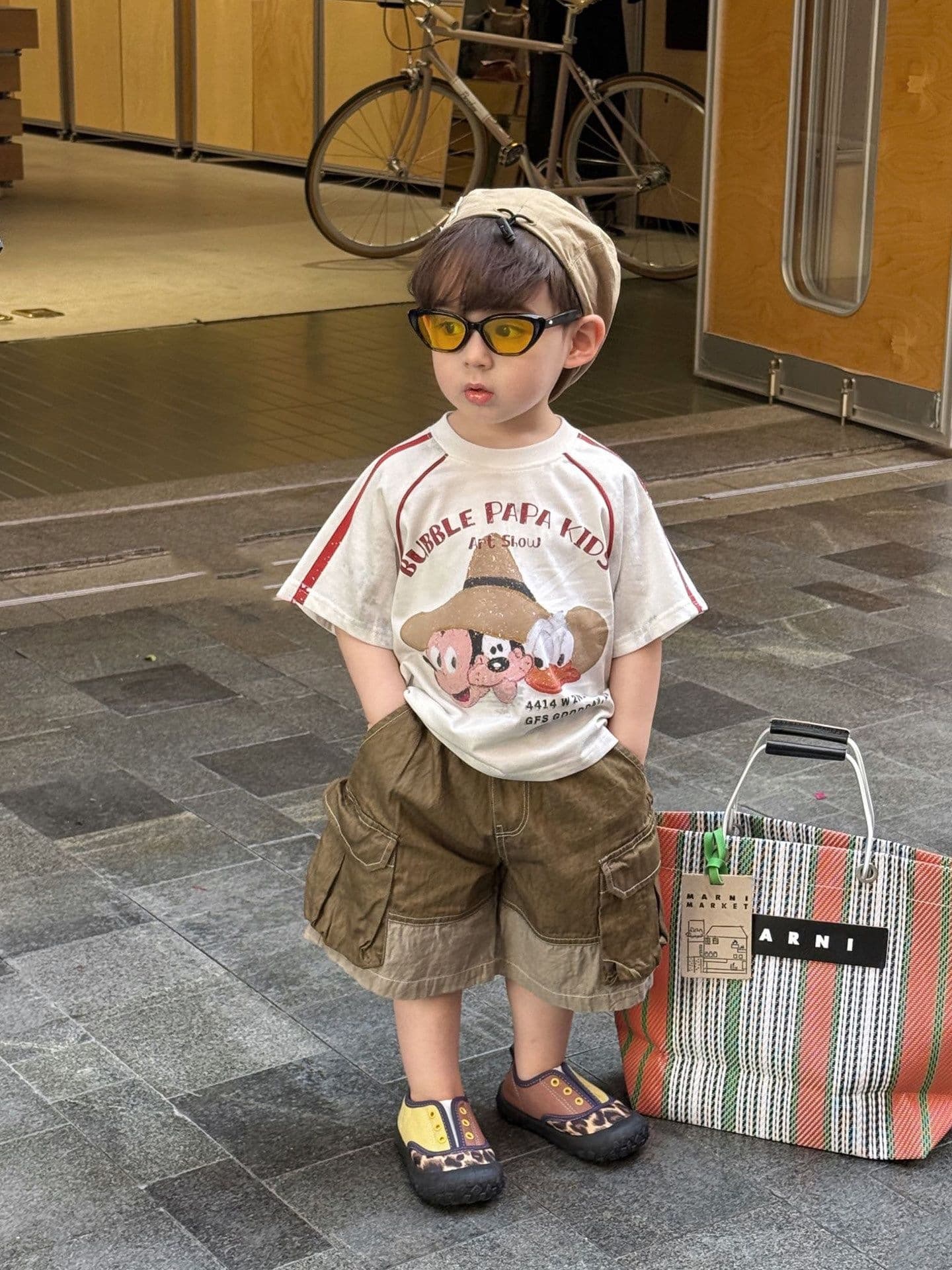 Boys' Short-Sleeve T-Shirt, Trendy Top for Summer 2026 New Thin White Baby Cartoon Clothes