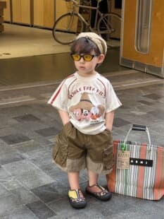 Boys' Short-Sleeve T-Shirt, Trendy Top for Summer 2026 New Thin White Baby Cartoon Clothes