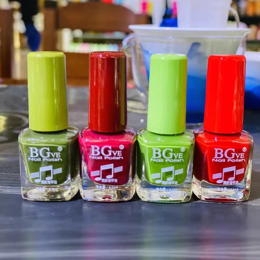 Cross-border wholesale transparent nail polish quick-dry nail polish no lamp needed small nail polish macaron oil-based nail polish