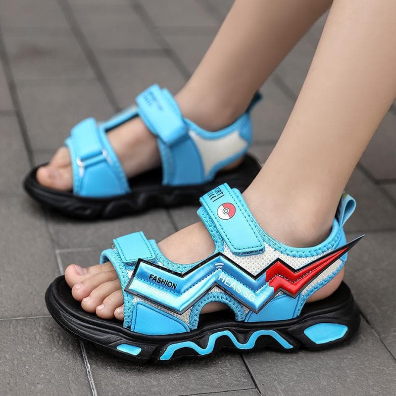 Cross-Border Boys' Sandals Summer New Kids Outdoor Sports Beach Shoes Casual Soft Sole Lightweight for Middle and Older Kids