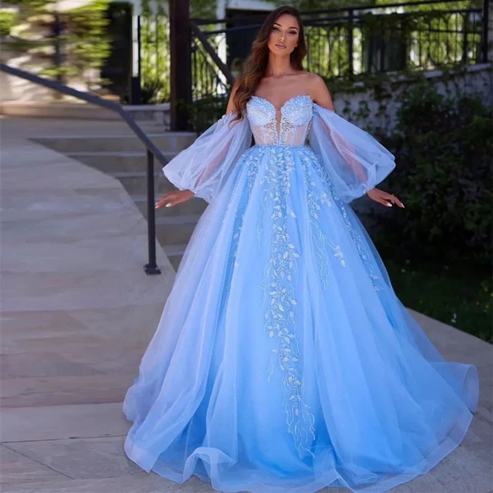 Sexy Strapless Slim Fit Long Dress European Women's New Arrival Elegant Backless Wedding Dress Polyester Fiber Long Sleeve