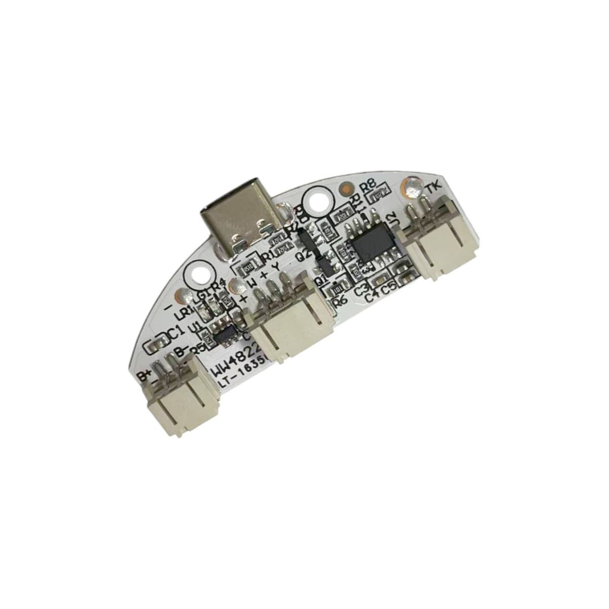 Touch control panel, lithium battery charging module, stepless dimming, night light table lamp circuit board, two-color USB