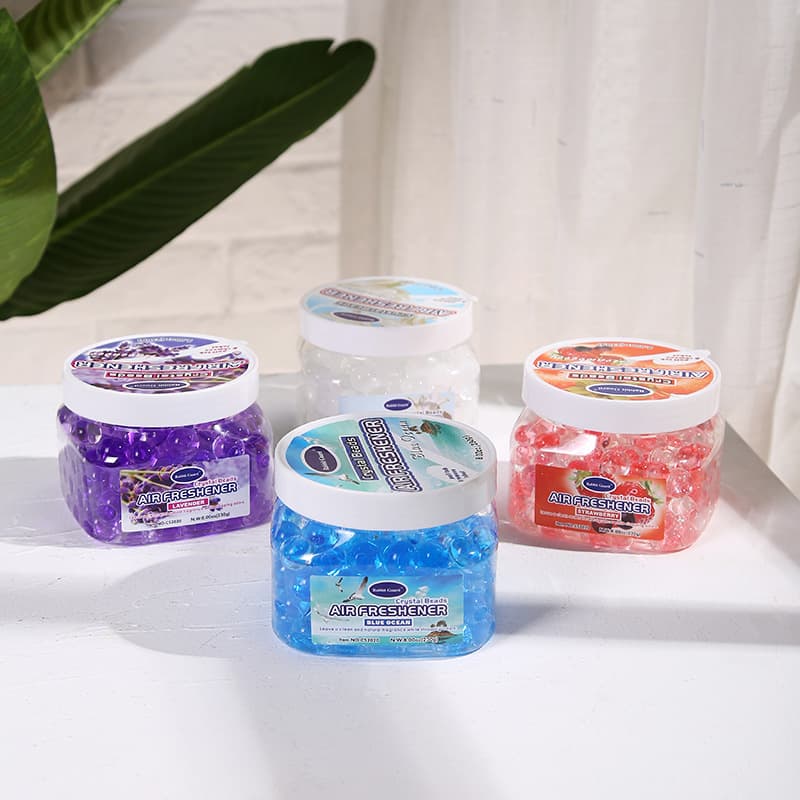 Wholesale New Car Fragrance Beads, Home and Toilet Solid Deodorizer, Scented Granules, Crystal Air Freshener