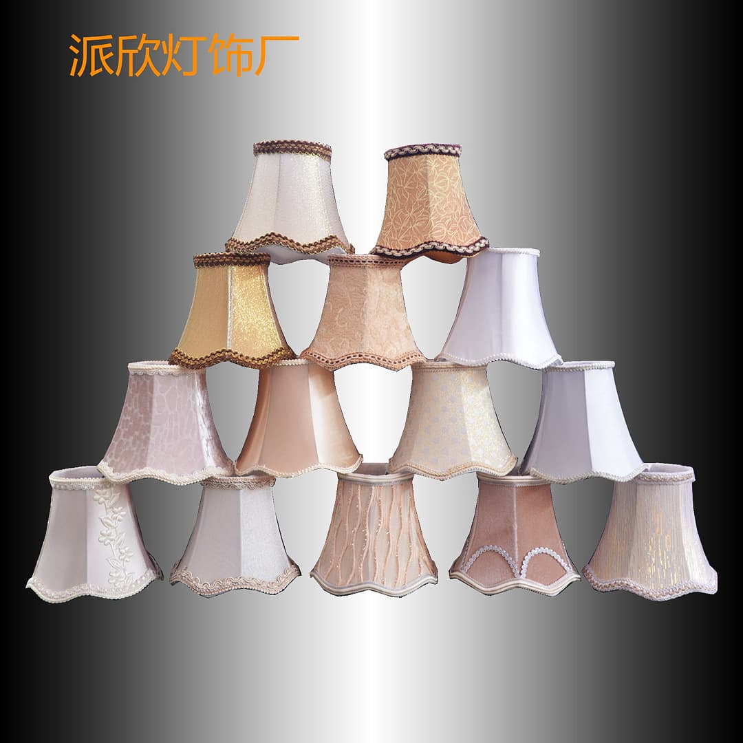 Crystal Candle Chandelier Wall Lamp Hotel Ktv Fabric Lampshade Accessories Lighting Decorations Candlelight Dinner Atmosphere